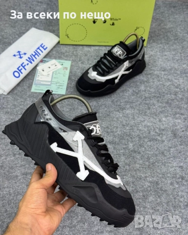 Off-White Мъжки Маратонки👟Мъжки Спортни Обувки Ъф Уайт - Налични Различни Цветове Код E. Fashion-19, снимка 3 - Маратонки - 52702253