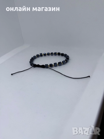 Гривна конец с топчета и хематит, снимка 3 - Гривни - 52274933