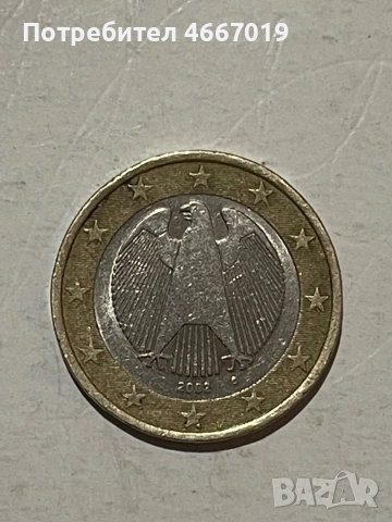 1 евро Германия 2002