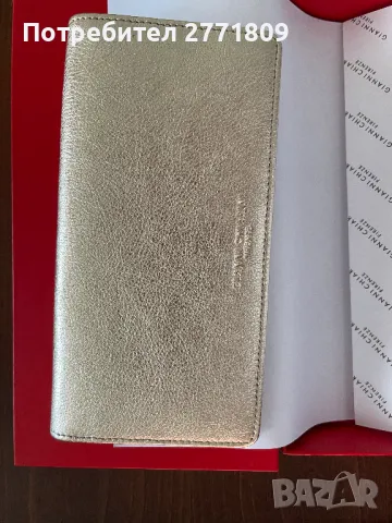 GIANNI CHIARINI Оригинален кожен портфейл - Златист, снимка 4 - Портфейли, портмонета - 50108633