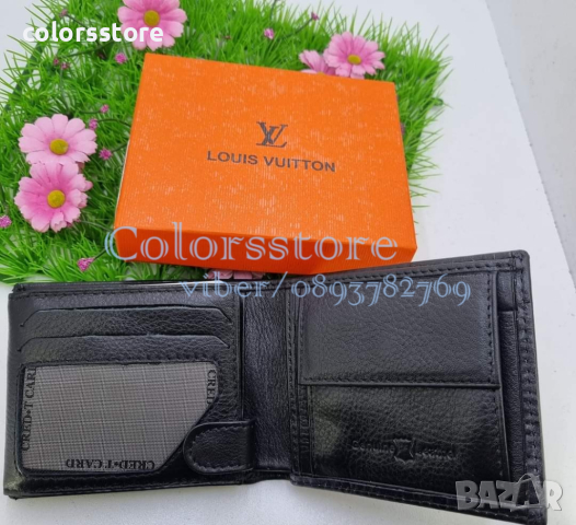 Мъжки портфейл Louis vuitton кодVL40D, снимка 2 - Портфейли, портмонета - 44890003