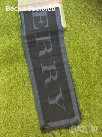 Мъжки шал Burberry, снимка 4 - Други - 38557778