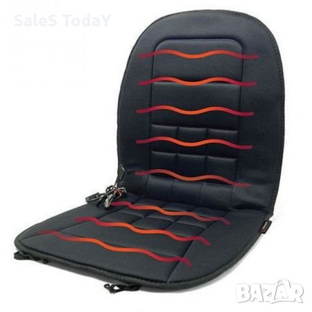 Седалка за кола с нагряваща функция, 91см х 45см, Постелка с подгрев, предна, 12V 