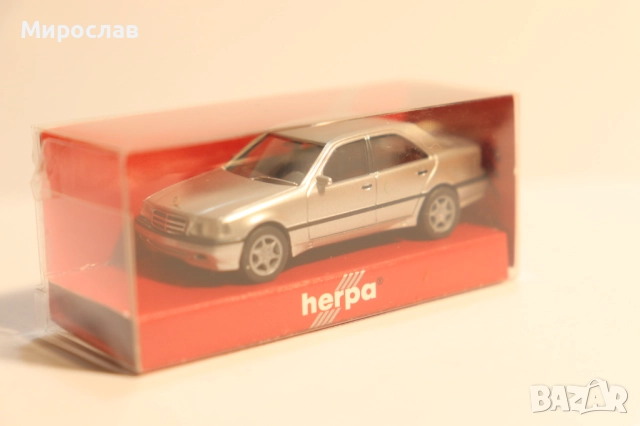 HERPA 1/87 H0 MERCEDES BENZ C ИГРАЧКА КОЛИЧКА МОДЕЛ, снимка 3 - Колекции - 52718429