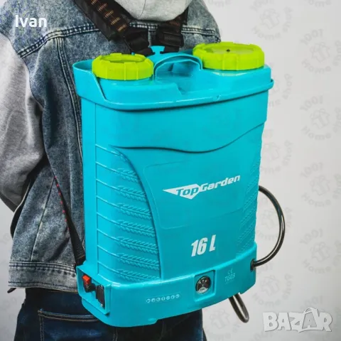 Акумулаторна пръскачка 16л. Top Garden, снимка 2 - Градинска техника - 50428746