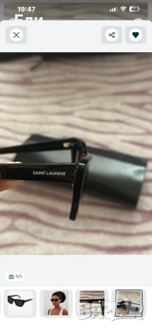 Оригинални слънчЕви очила Saint Laurent, снимка 4 - Слънчеви и диоптрични очила - 52203603