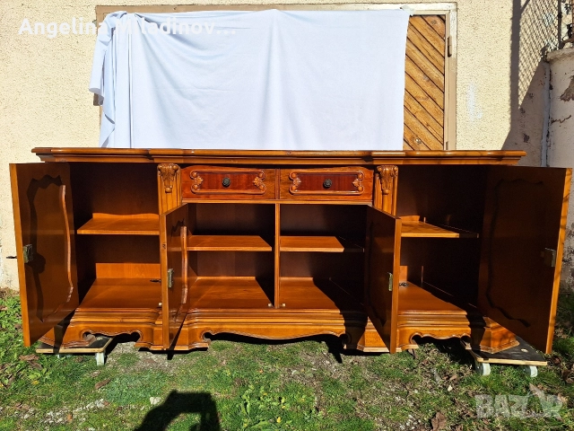 Италиански уникален комод с богата Интарзия , снимка 5 - Шкафове - 52712641