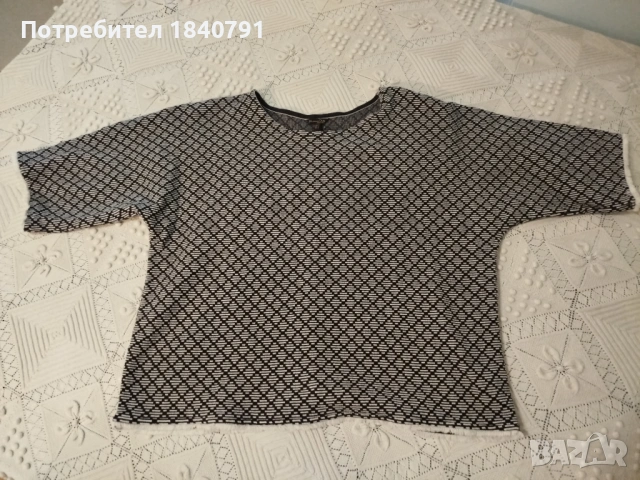 Massimo Dutti дамска блуза тип кимоно размер L , снимка 5 - Туники - 53492439