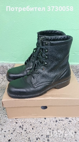 Соц военни кубинки 44 номер много здрави, снимка 2 - Мъжки ботуши - 52089947