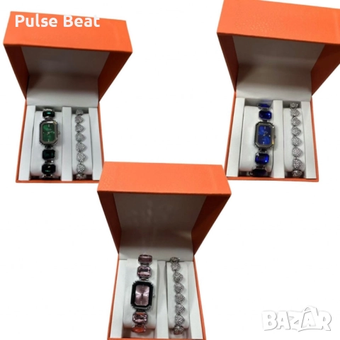 Луксозни дамски часовници с декоративни камъчета, снимка 2 - Дамски - 52057827