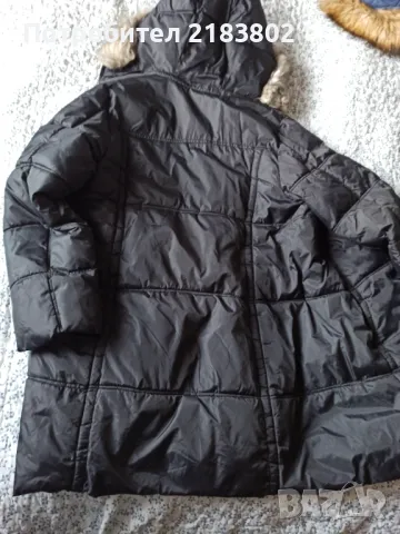 Черно зимно яке на H&M размер L, снимка 5 - Якета - 49002797