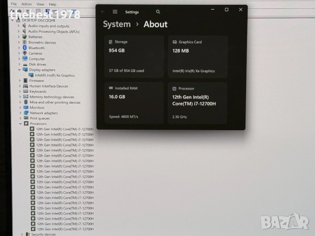 90Hz OLED ZenBook Flip`i7-12700H/16GB DDR5/1TB SSD/Retina 2880x1800, снимка 8 - Лаптопи за работа - 52889649