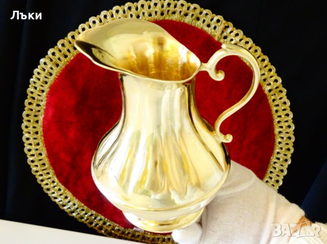 Масивна бронзова кана за вино,релеф. , снимка 8 - Антикварни и старинни предмети - 40169200