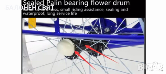 Коледно Намаление Голям 24 цола Електрически Хибриден Триколесен Велосипед за възрастни и юноши, снимка 6 - Велосипеди - 52277659