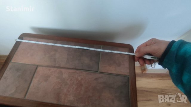 Поставка за вестници, списания,плочи, помощна масичка , снимка 5 - Маси - 44044716