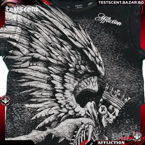 Мъжка термична блуза Affliction Reaping Black Thermal термална S Small