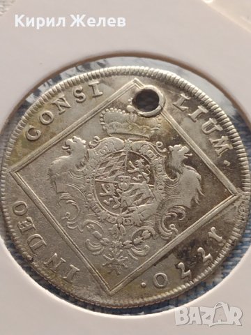 Сребърна монета 20 кройцера 1770г. Йозеф Махсимилиян Бавария 26041, снимка 8 - Нумизматика и бонистика - 42999503