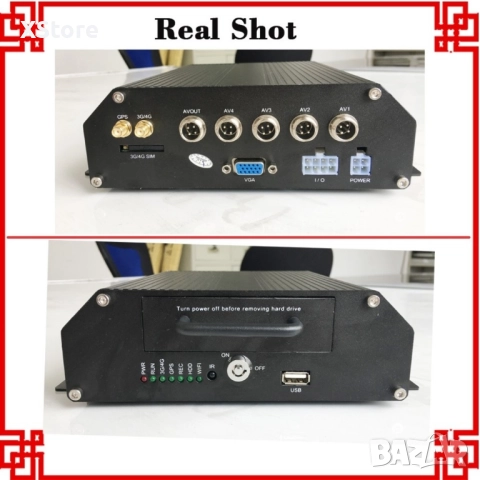 4G MDVR Видеорегистратор за автобус и камион AC63, снимка 4 - Аксесоари и консумативи - 52445814