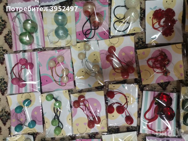 Ластици за коса, снимка 12 - Аксесоари за коса - 43929622