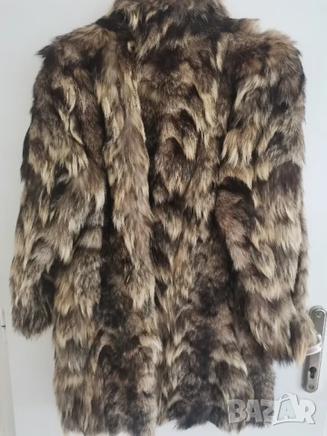 Палто с естествен косъм от аржентинска лисица , снимка 4 - Палта, манта - 50833218