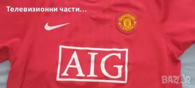 Оригинална футболна тениска фланелка Ronaldo Manchester United сезон 2007-09 Nike 237945-666, снимка 9 - Спортни дрехи, екипи - 50347907