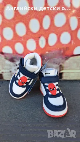 Английски детски кецове-Spiderman, снимка 4 - Детски обувки - 49745954