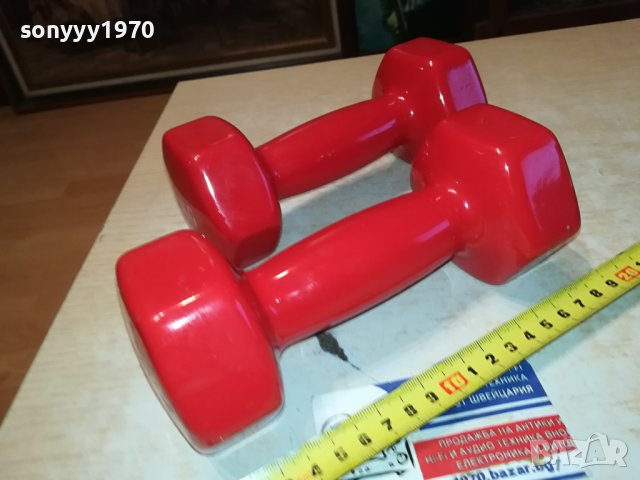 ГИРИ 2Х2,5КГ С ГУМЕНО ПОКРИТИЕ 0912232122, снимка 13 - Фитнес уреди - 43342800