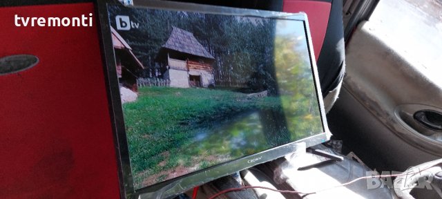 LЕD 24 телевизор на 12 волта за автомобил Crown модел 2433Т2, снимка 3 - Телевизори - 38119819