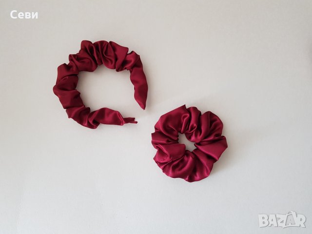 Скрънчи плюс диадема , снимка 11 - Аксесоари за коса - 35525710