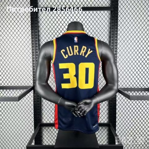 Мъжки потник Nike Stephen Curry Golden State Warriors season 2024 размер XXL, снимка 3 - Тениски - 52048503