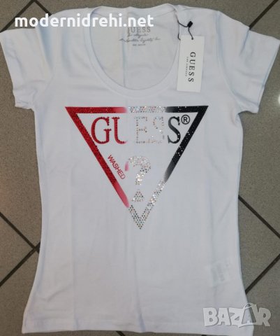 Дамска тениска Guess код 25, снимка 1 - Тениски - 32492750