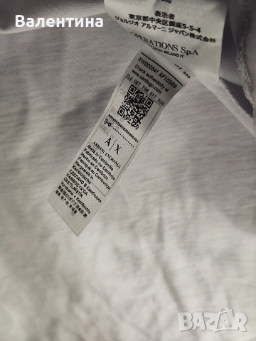 ARMANI EXCHANGE дамска тениска, L, снимка 7 - Тениски - 53206378