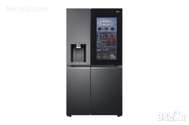 Хладилник Side by Side LG GSXV91MCAF, 635 л, Total No Frost, Диспенсър за вода, Instaview, Поставка , снимка 4 - Хладилници - 40095609