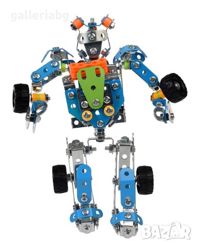 2в1!Метален конструктор комплект робот и бъги, снимка 2 - Конструктори - 40655200