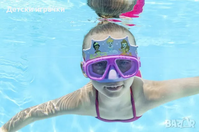 Детска маска за гмуркане Принцеси Princess, Bestway, UV защита, снимка 3 - Други - 50061815