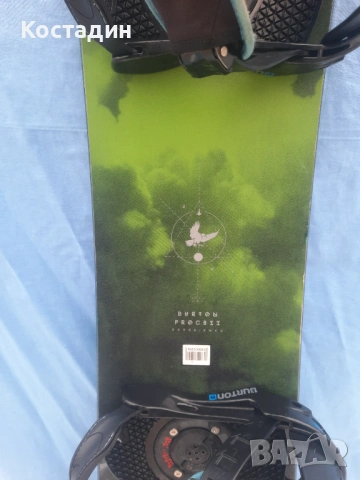 Сноуборд 144 см. BURTON PROCESS EXPERIENCE FLYING с автомати, снимка 4 - Зимни спортове - 53214480