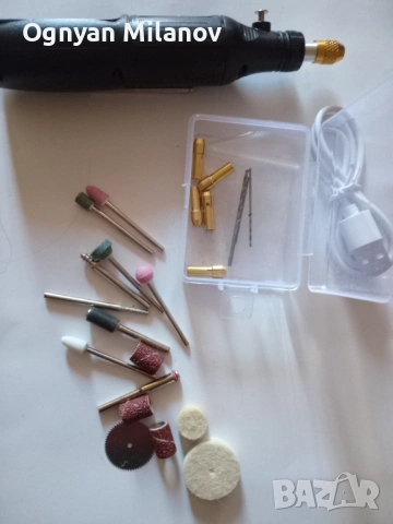 Мини електрическа бормашина USB , снимка 2 - Бормашини - 53475923