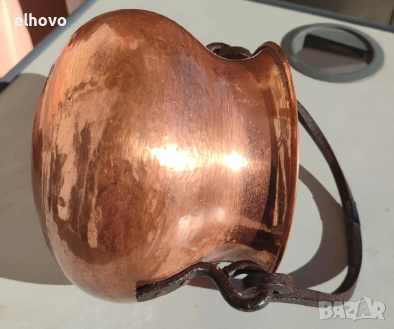 Медно бакърче, снимка 3 - Антикварни и старинни предмети - 26002661