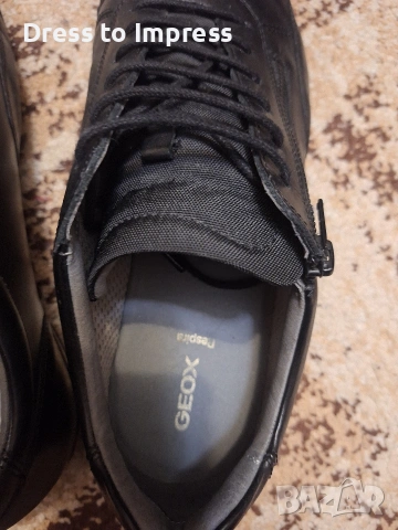 Мъжки обувки Geox естествена кожа 46 номер , снимка 6 - Маратонки - 53572101