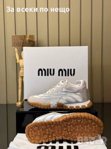 Miu Miu Дамски Маратонки👟Дамски Спортни Обувки Миу Миу - Налични Различни Цветове Код E763, снимка 5 - Маратонки - 51315148