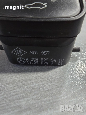 A2098203410 Панел бутони стъкло Mercedes CLK W209, снимка 2 - Части - 52826623