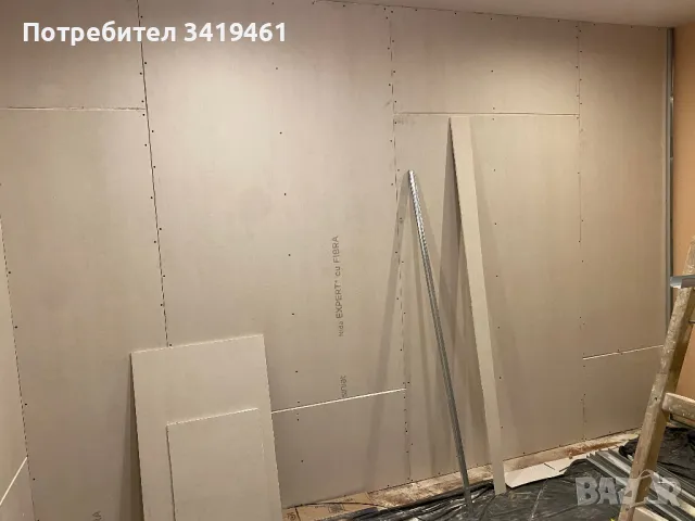 Монтаж на гипсокартон