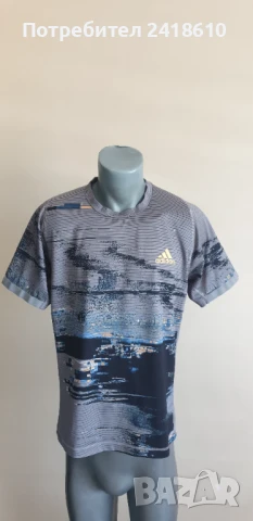 Adidas Tennis Court Sascha Zverev  Clima Lite Mens Size М ОРИГИНАЛ! 2бр. Мъжки Тениски!, снимка 9 - Тениски - 50948184