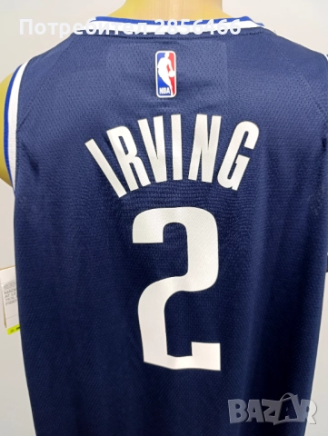 Мъжки потник JORDAN Dallas Mavericks Kyrie Irving размер XL, снимка 8 - Тениски - 52313881