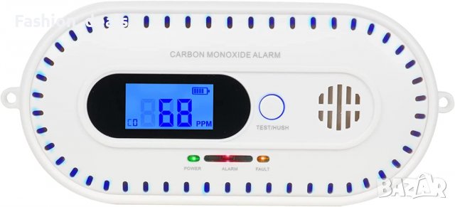 Нов Алармен детектор за въглероден оксид Аларма CO дом офис на батерии, снимка 1 - Други стоки за дома - 39996847