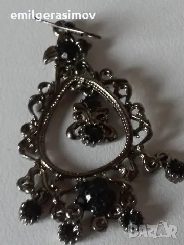 Възрожденски обеци и гривна филигран., снимка 2 - Антикварни и старинни предмети - 49867247