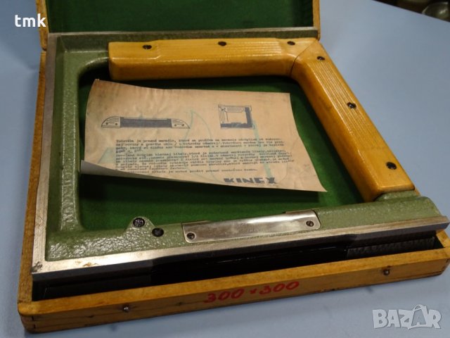 Нивелир машинен KINEX 300x300 mm, снимка 12 - Измервателни инструменти - 33380729