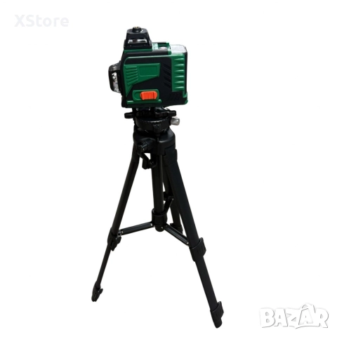 4D Лазерен Нивелир с 16 Линии (Четири Точков), Самонивелиращ се, със Зелен Лазер с тринога, снимка 16 - Други инструменти - 52568663