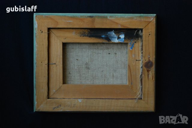 Стара картина, Пейзаж от В. Търново, Вельо Митев, снимка 5 - Картини - 32378979