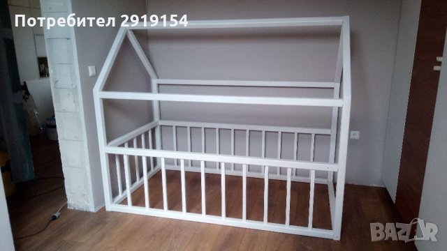 Детско легло тип къщичка, снимка 6 - Мебели за детската стая - 33674289